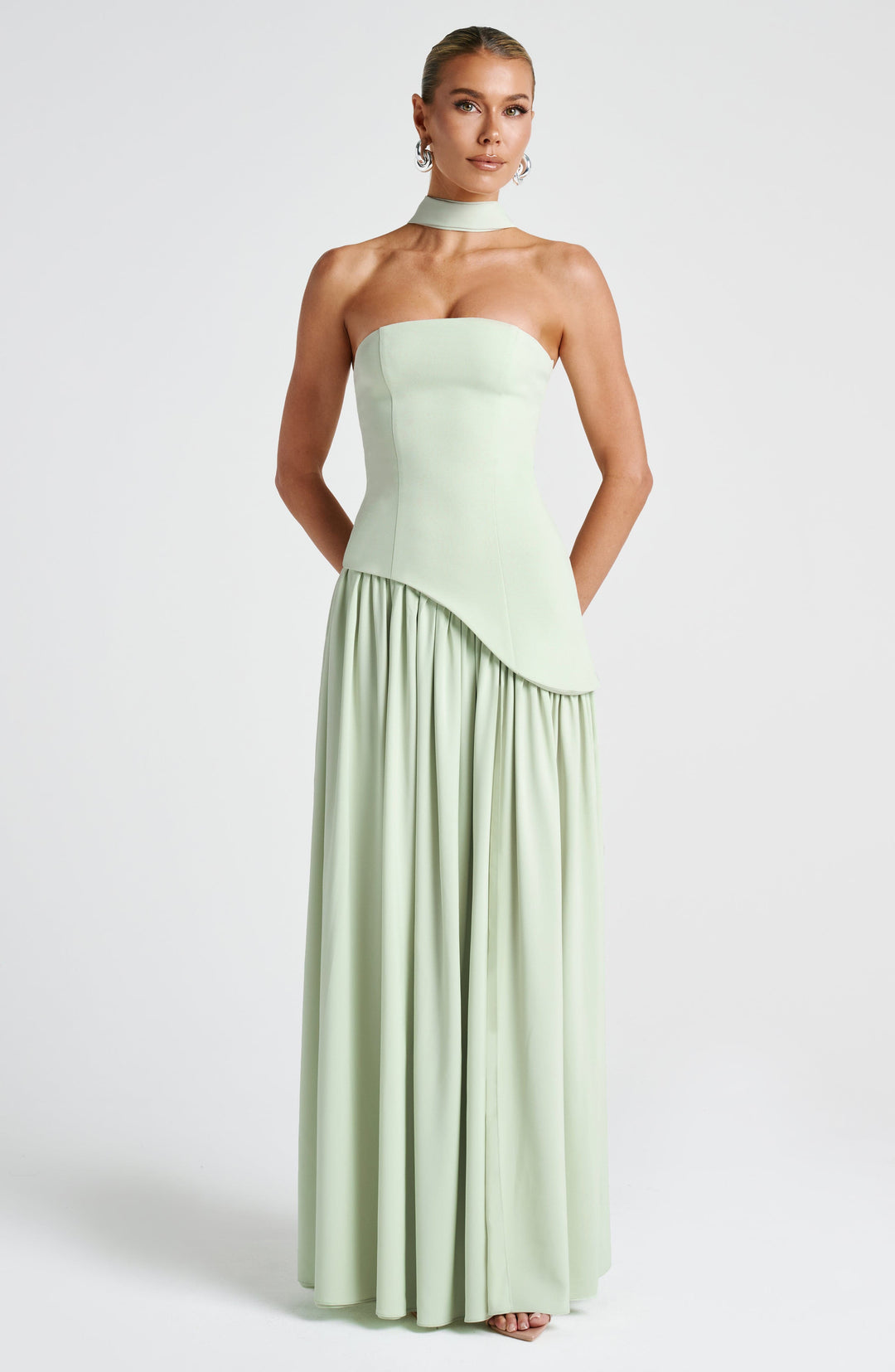 Nolavieve Maxi Dress in Mint by Clandour, product photo 9