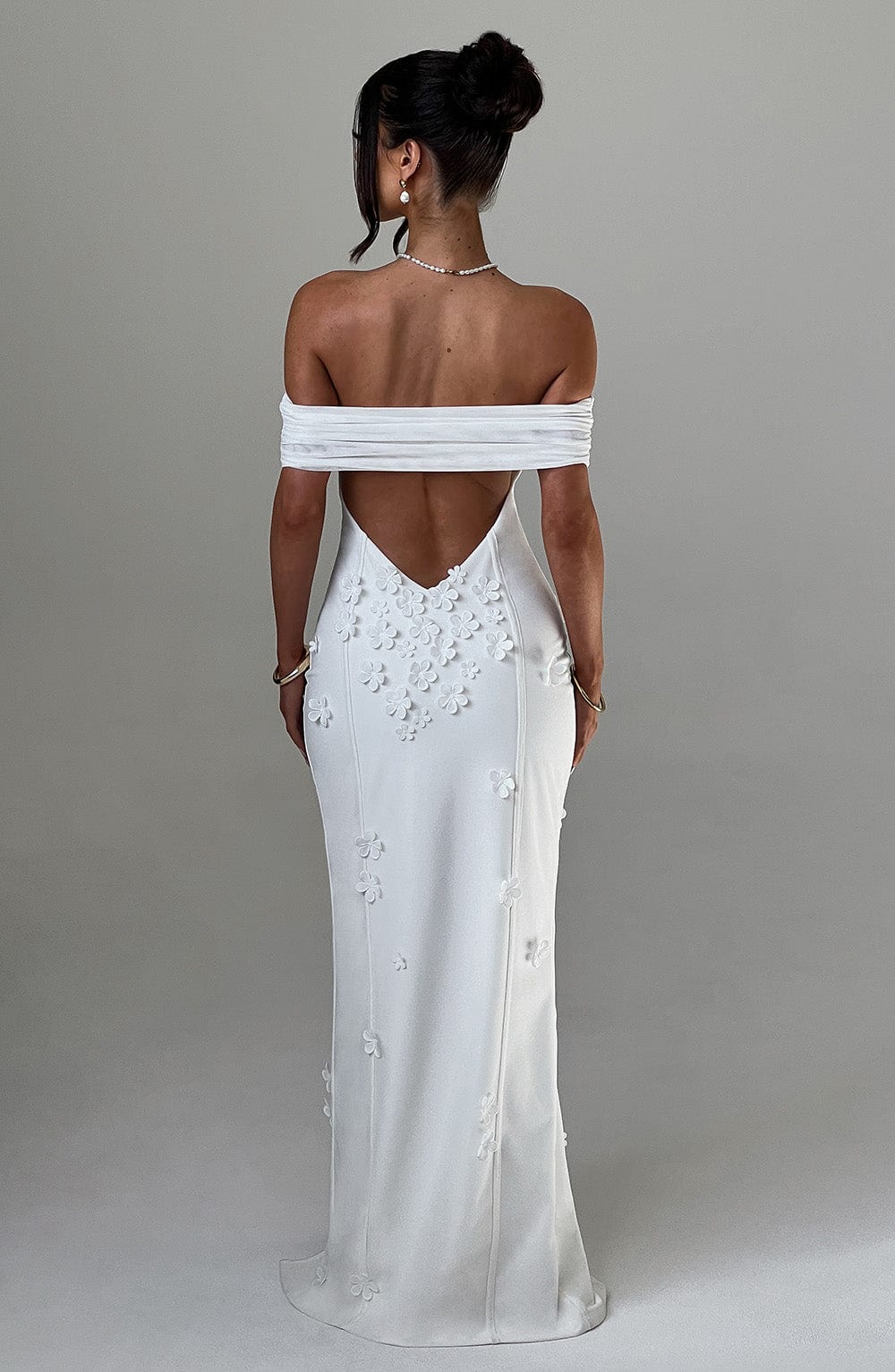 Oriaelia Maxi Dress in Ivory by Clandour, product photo 2
