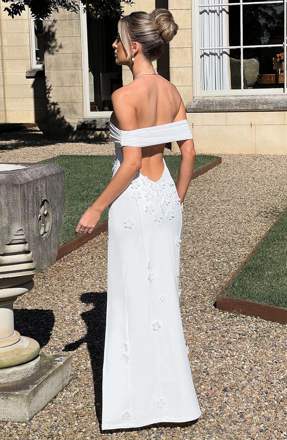 Oriaelia Maxi Dress in Ivory by Clandour, product photo 9