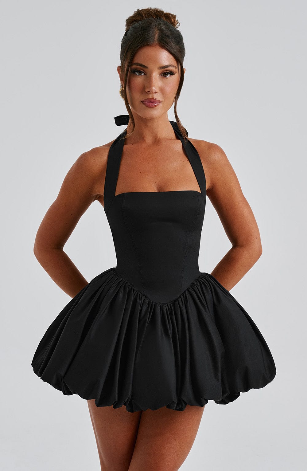 Oriaelle Mini Dress in Black by Clandour, product photo 7