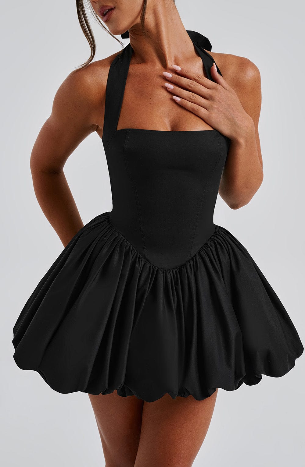 Oriaelle Mini Dress in Black by Clandour, product photo 9