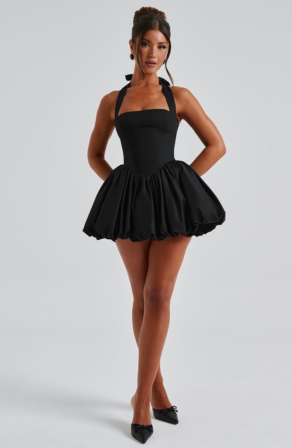 Oriaelle Mini Dress in Black by Clandour, product photo 11
