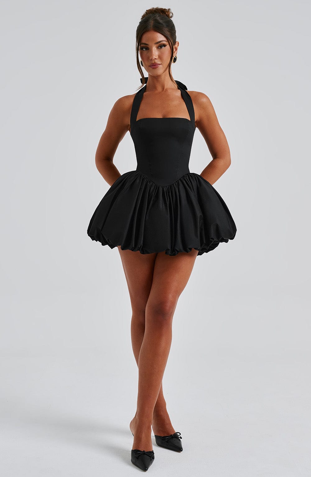 Oriaelle Mini Dress in Black by Clandour, product photo 13