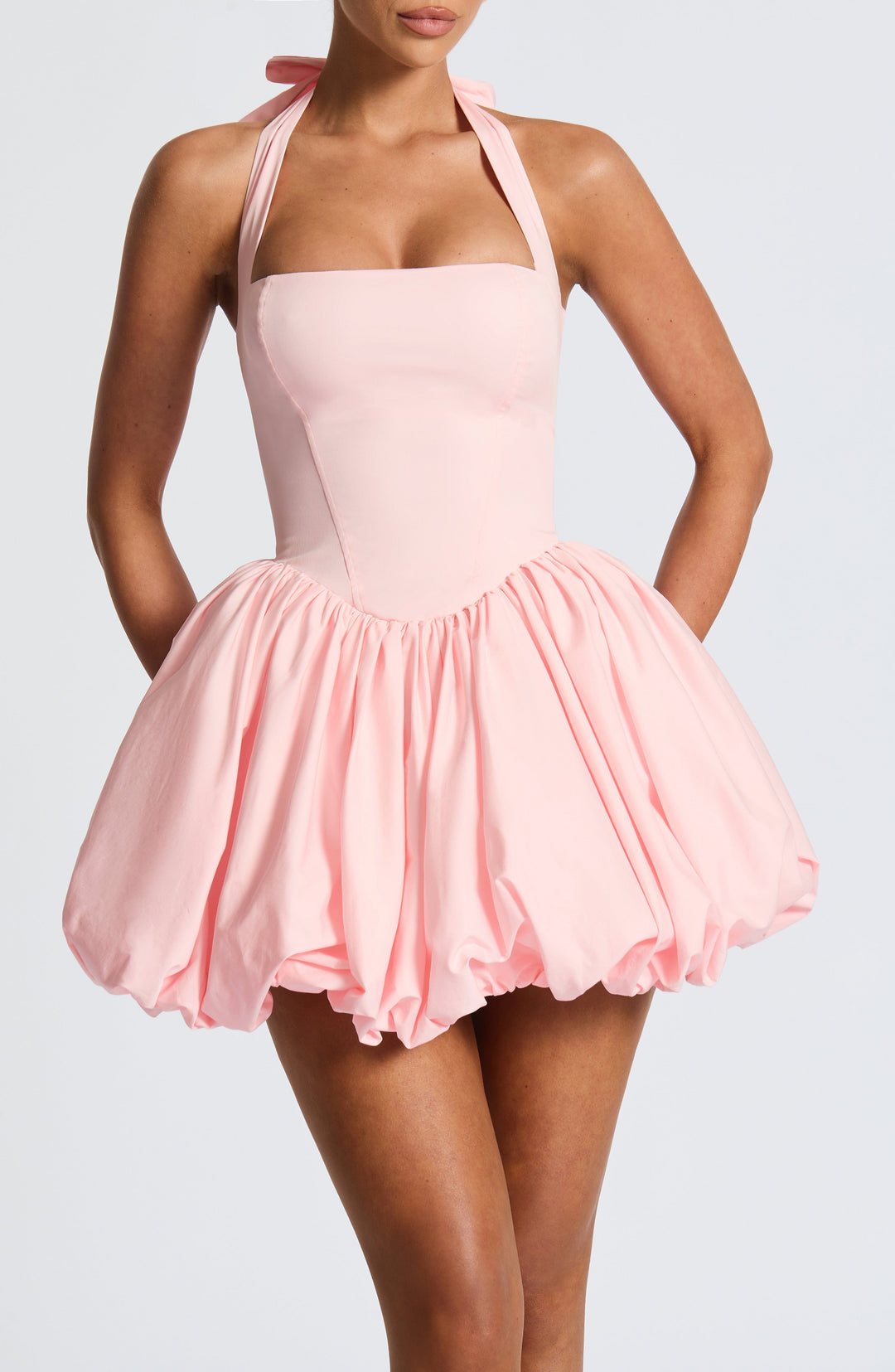 Oriaelle Mini Dress in Blush by Clandour, product photo 12