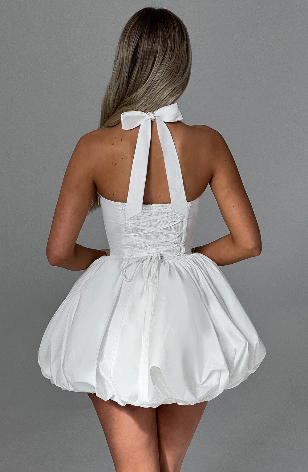 Oriaelle Mini Dress in Ivory by Clandour, product photo 3