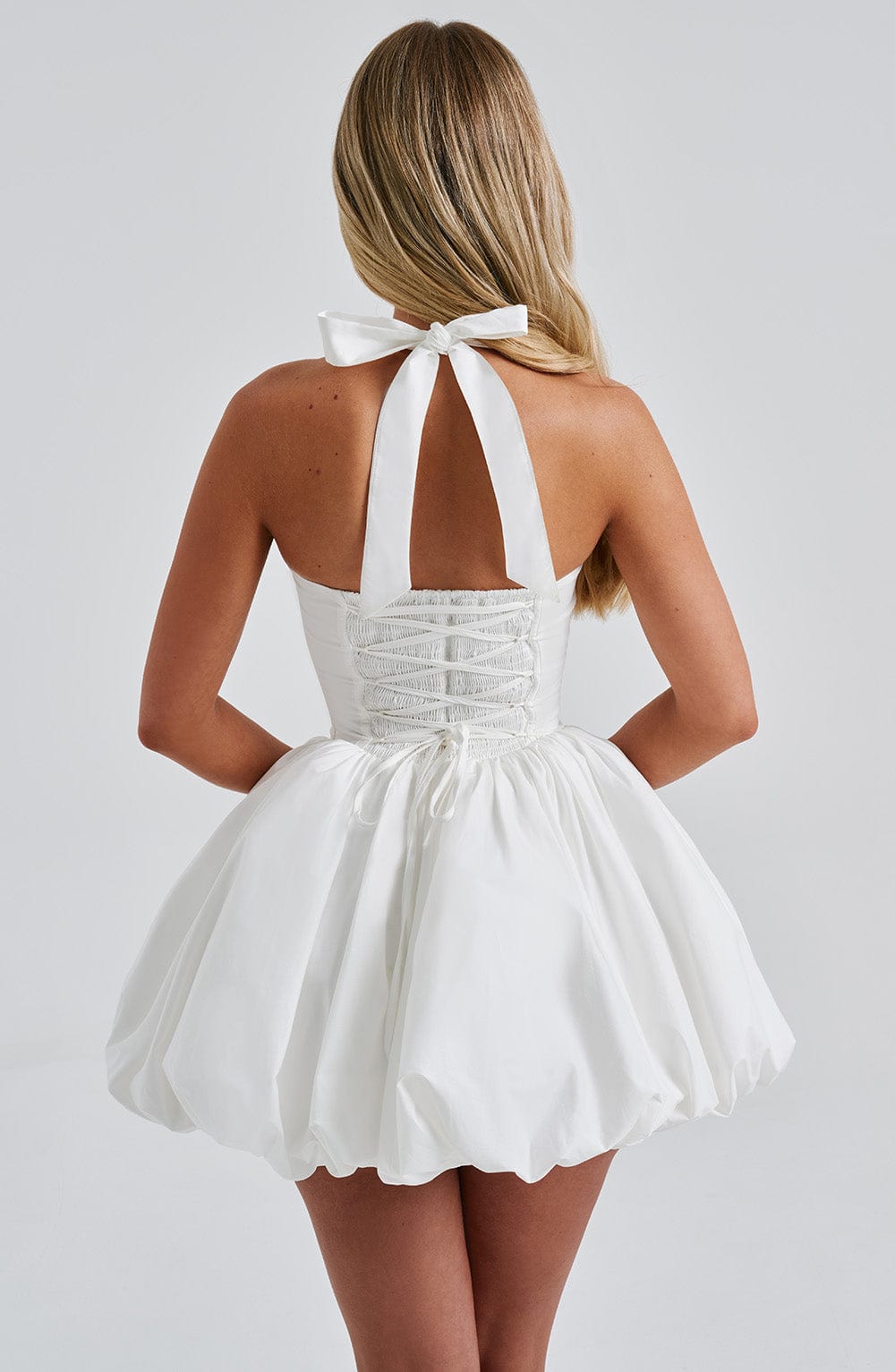 Oriaelle Mini Dress in Ivory by Clandour, product photo 8