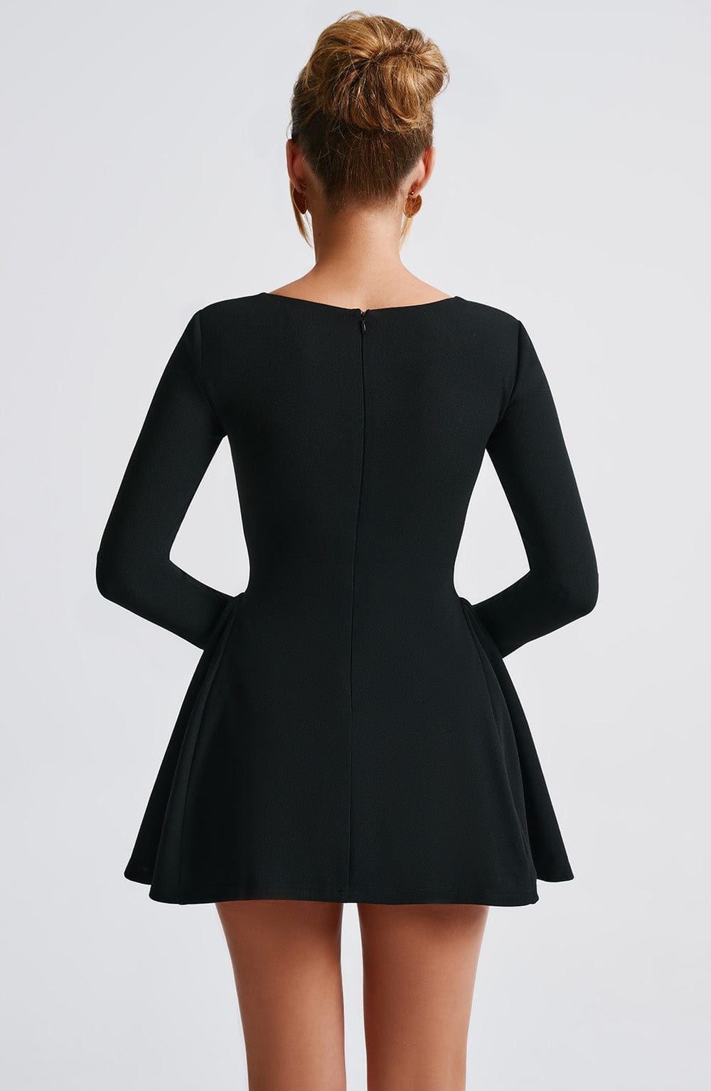 Oriaena Mini Dress in Black by Clandour, product photo 4