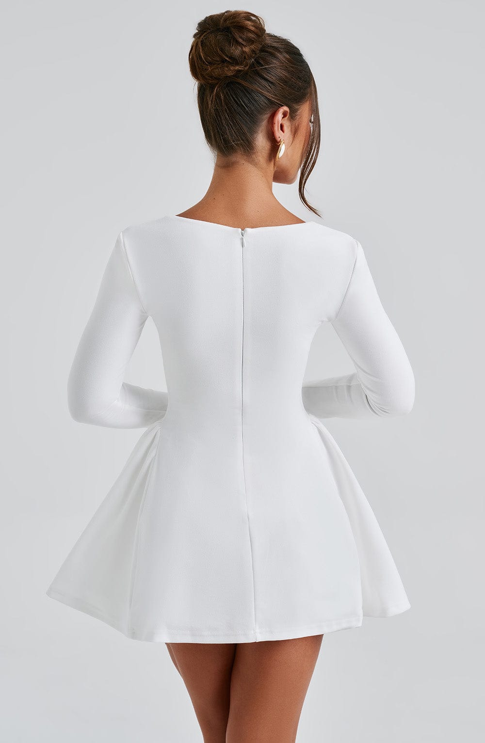 Oriaena Mini Dress in Ivory by Clandour, product photo 3