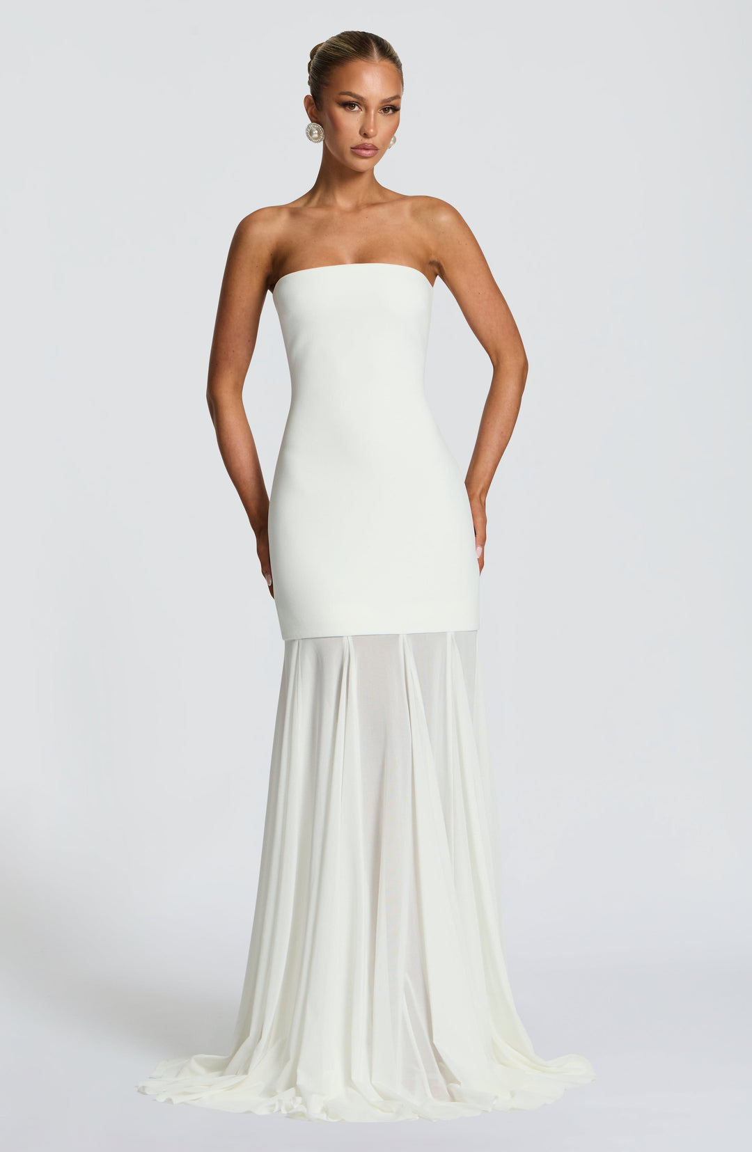 Oriaessa Gown in Ivory by Clandour, product photo 4