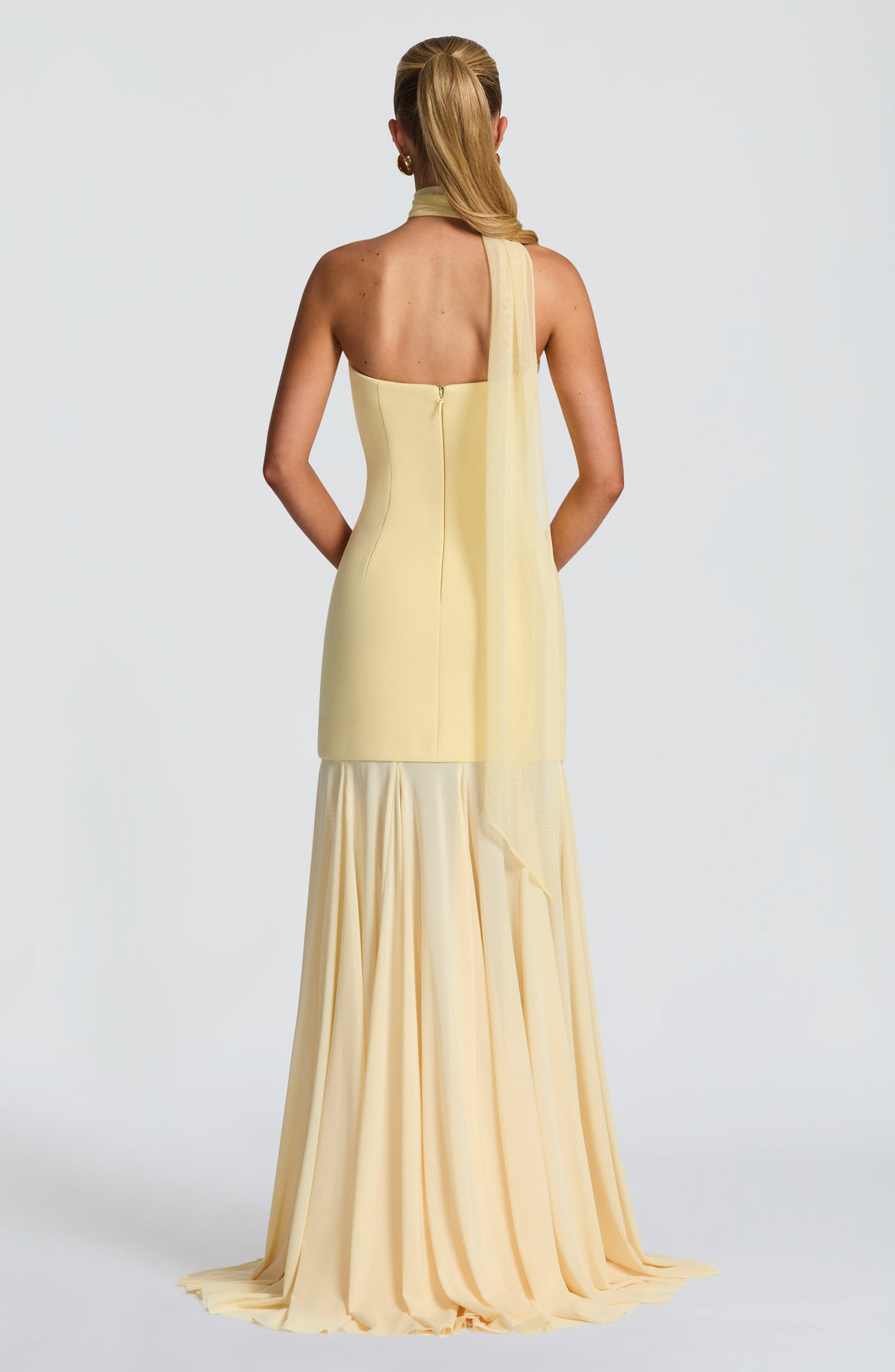 Oriaessa Gown in Lemon by Clandour, product photo 4