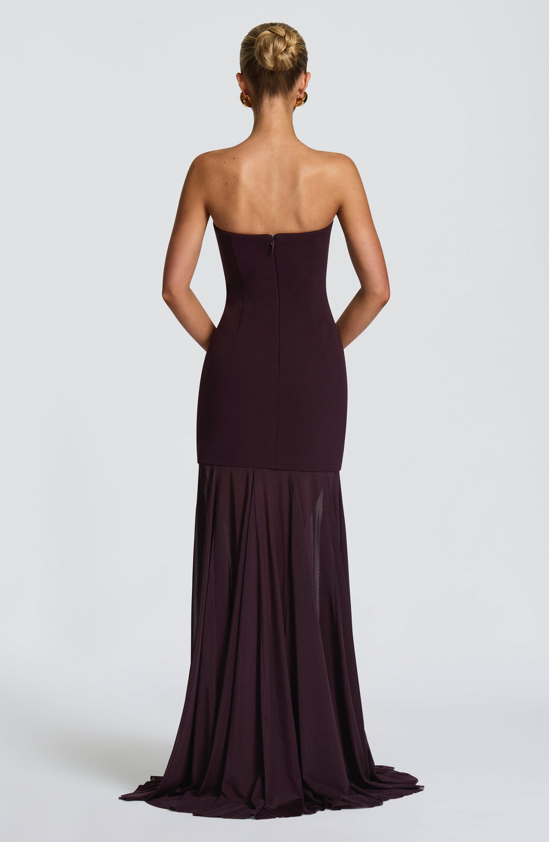Oriaessa Gown in Plum by Clandour, product photo 4
