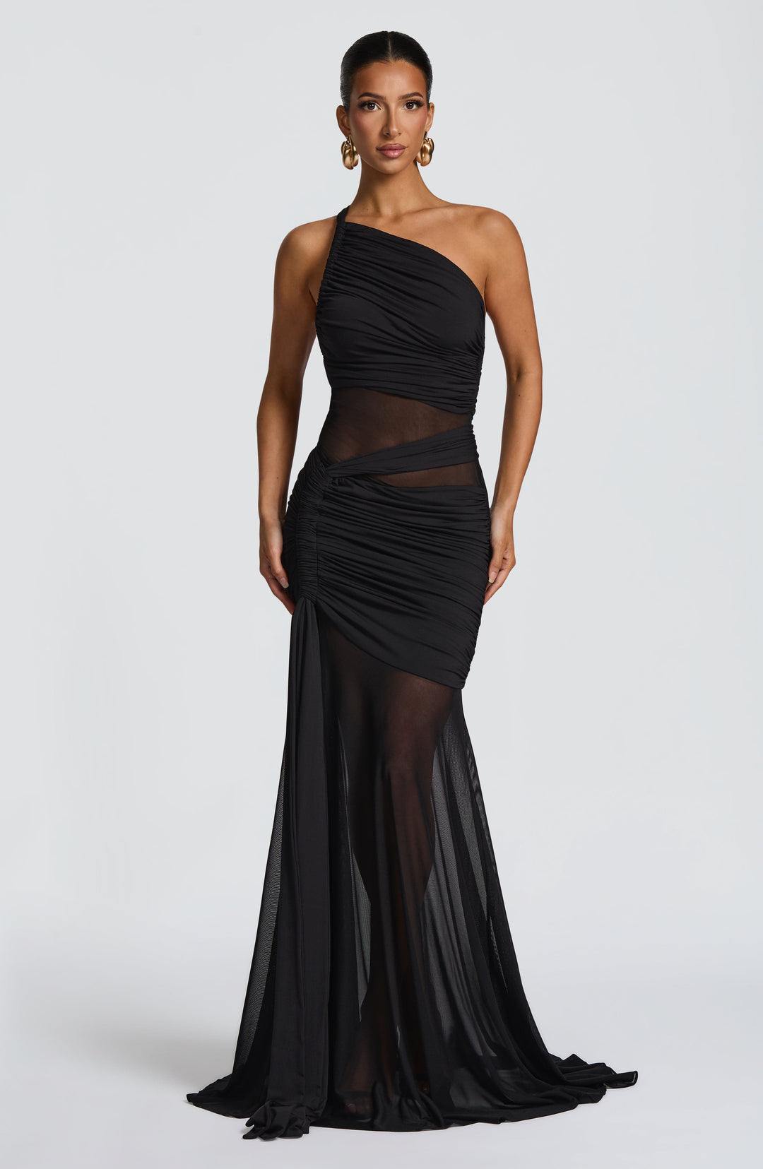Oriaine Maxi Dress in Black by Clandour, product photo 1