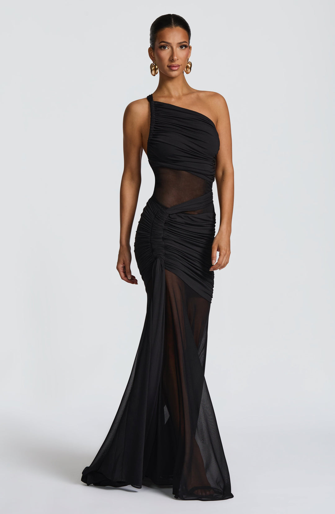 Oriaine Maxi Dress in Black by Clandour, product photo 2