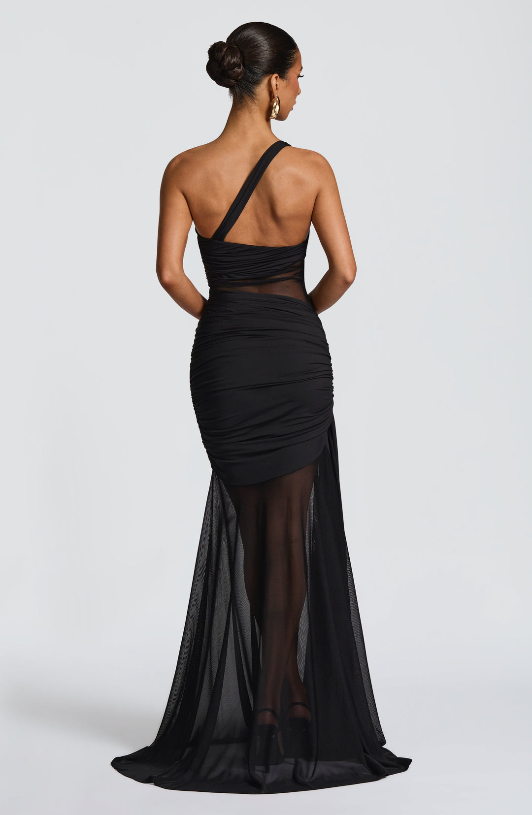 Oriaine Maxi Dress in Black by Clandour, product photo 3