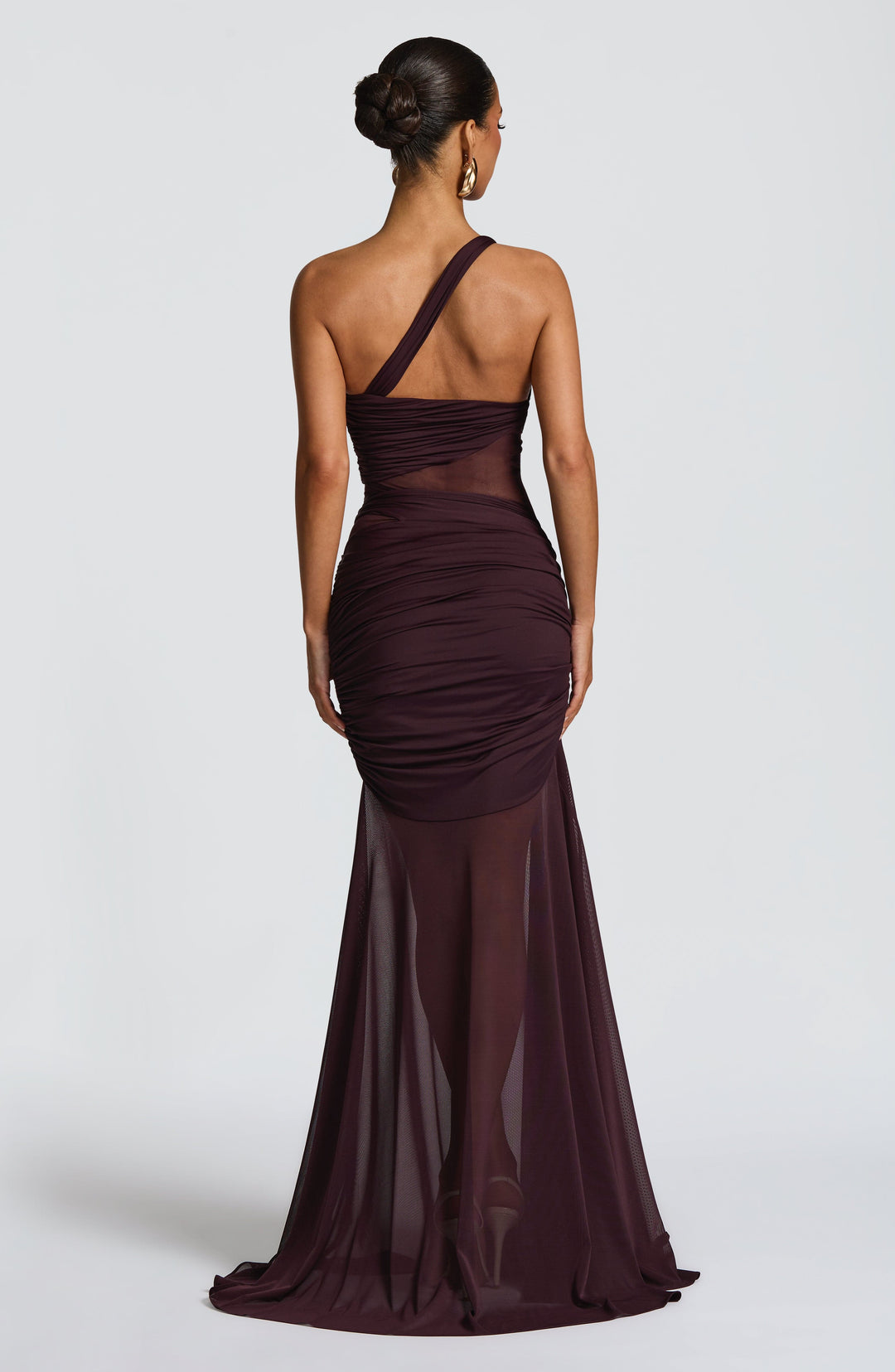 Oriaine Maxi Dress in Plum by Clandour, product photo 3