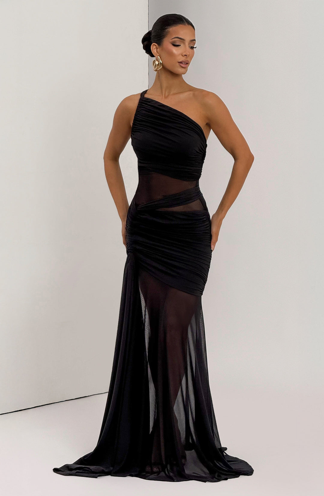 Oriaine Maxi Dress in Plum by Clandour, product photo 6