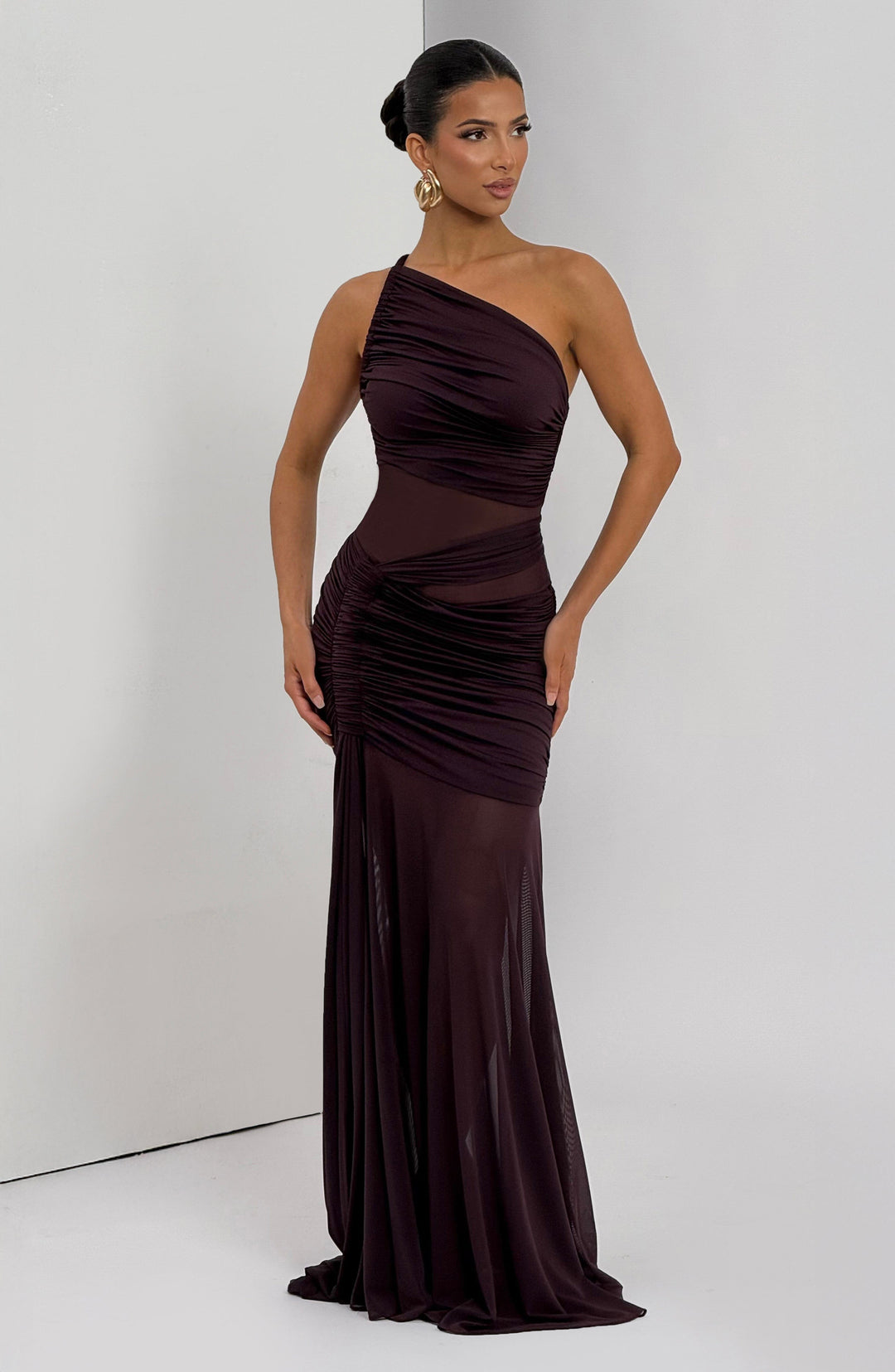 Oriaine Maxi Dress in Plum by Clandour, product photo 7