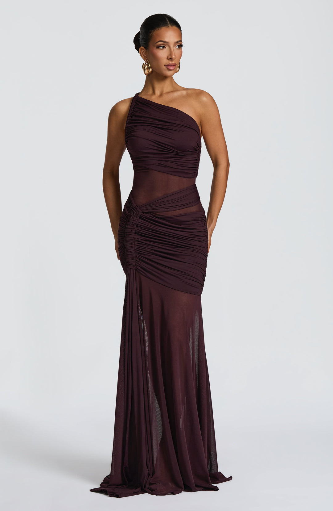 Oriaine Maxi Dress in Plum by Clandour, product photo 8