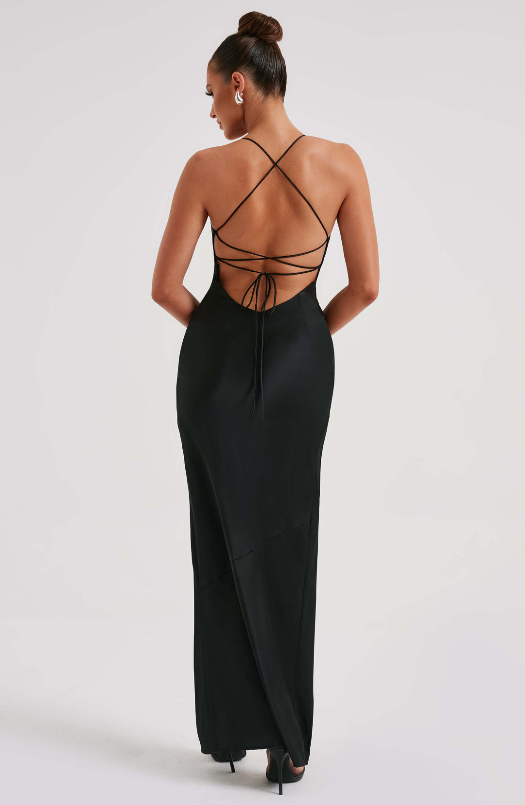 Oriairis Maxi Dress in Black by Clandour, product photo 7