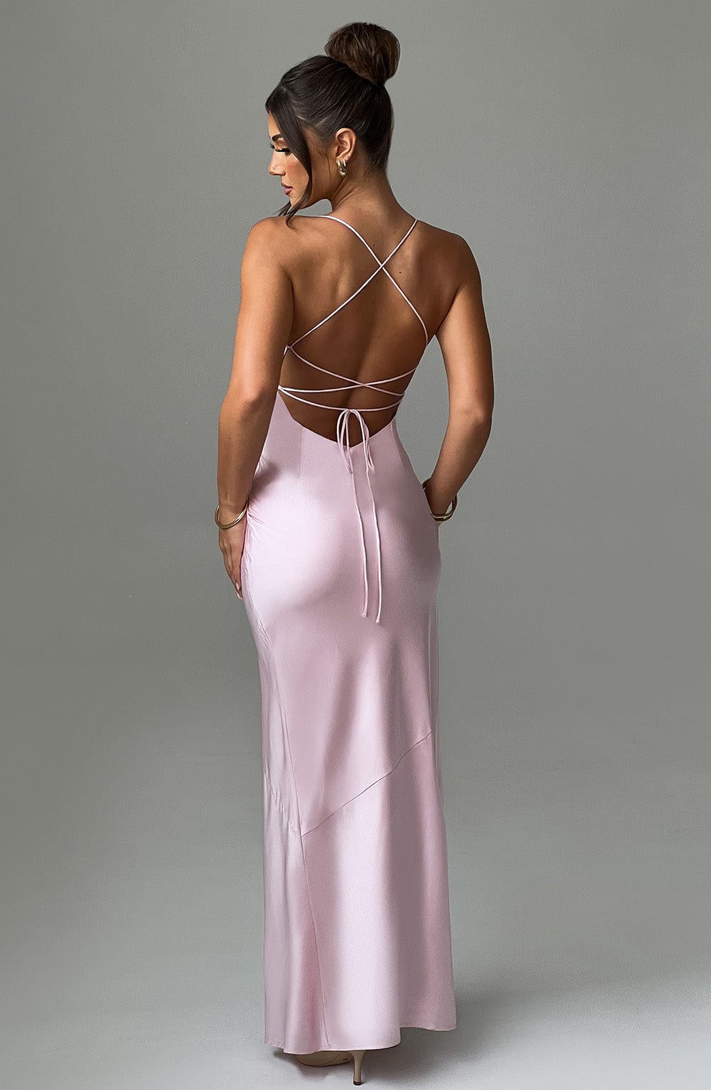 Oriairis Maxi Dress in Blush by Clandour, product photo 2