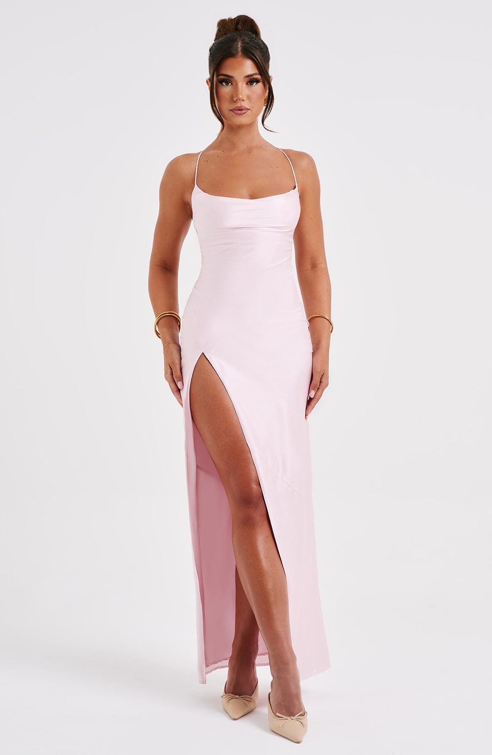 Oriairis Maxi Dress in Blush by Clandour, product photo 4