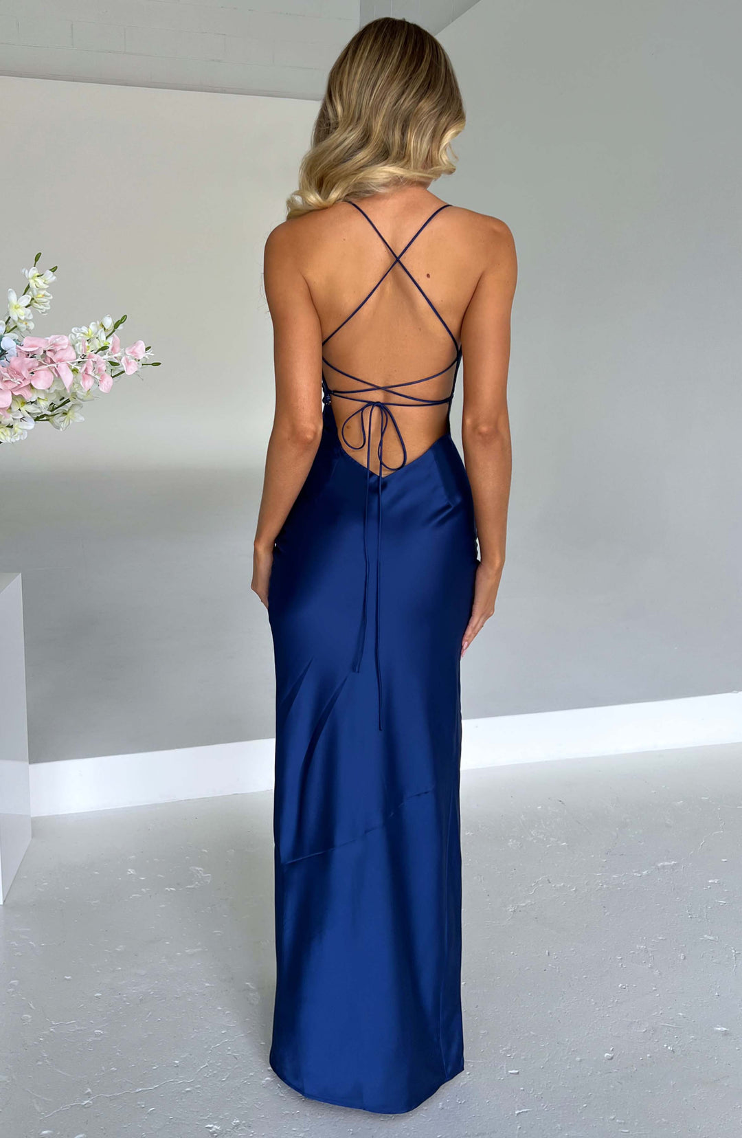 Oriairis Maxi Dress in Navy by Clandour, product photo 5