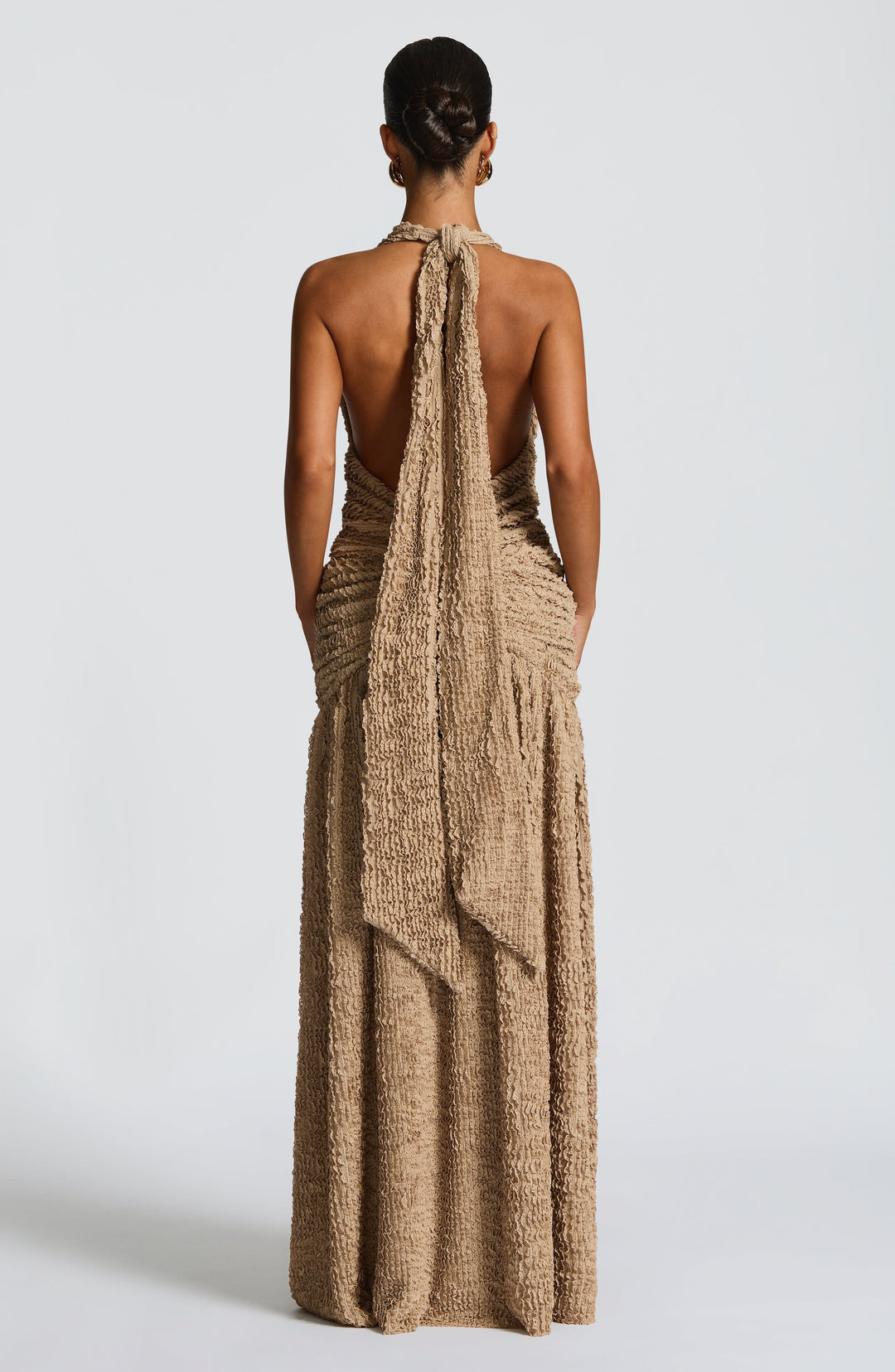 Orialina Maxi Dress in Beige by Clandour, product photo 9