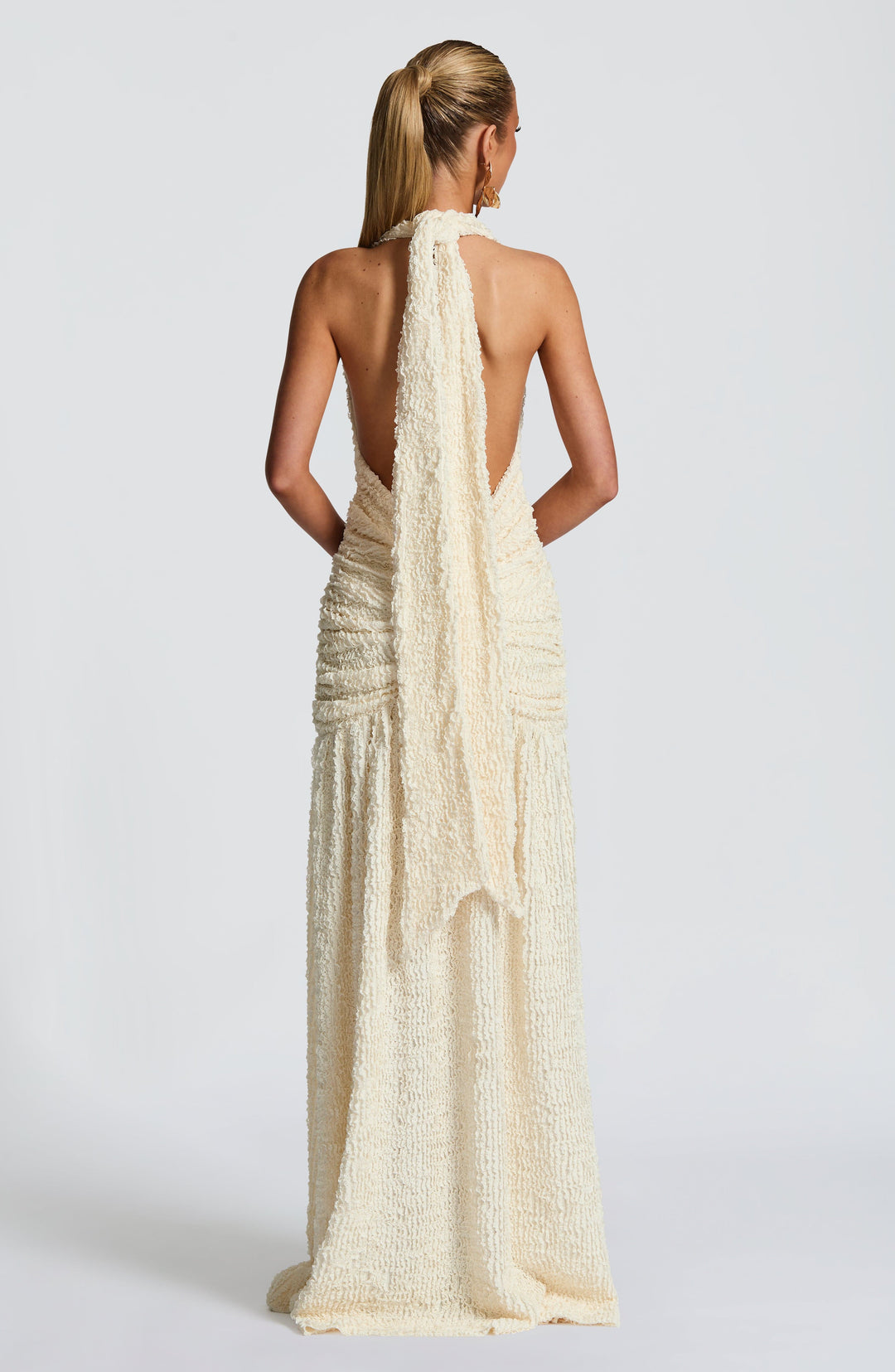 Orialina Maxi Dress in Ivory by Clandour, product photo 8