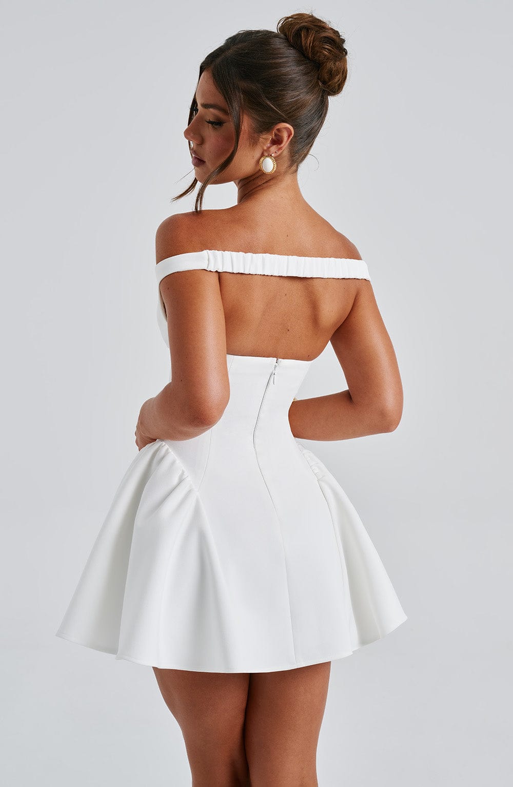 Oriaora Mini Dress in Ivory by Clandour, product photo 8