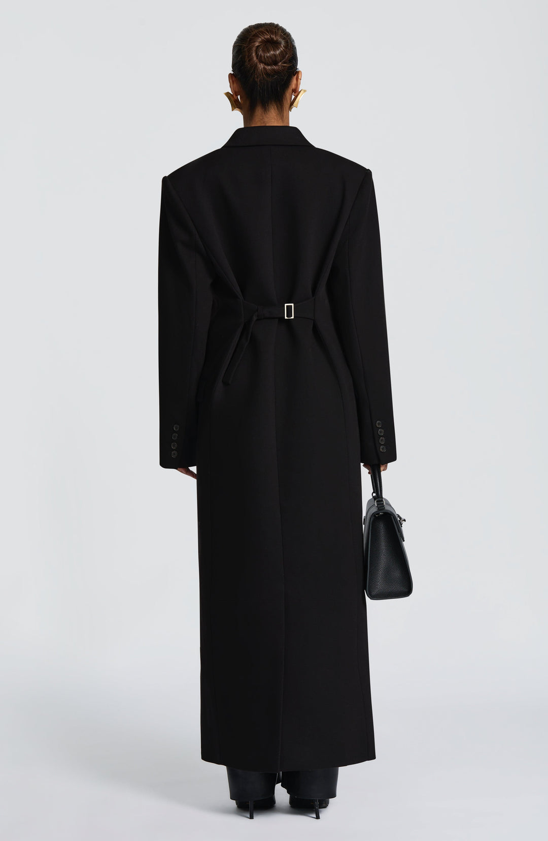 Oriaoria Coat in Black by Clandour, product photo 5