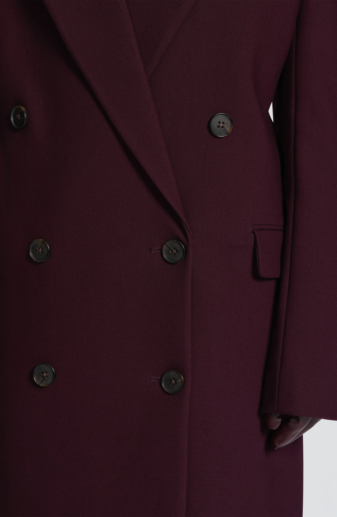 Oriaoria Coat in Plum by Clandour, product photo 9