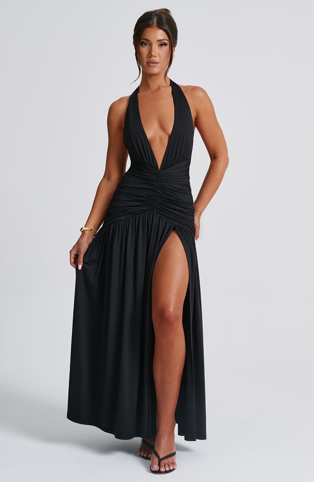 Oriari Maxi Dress in Black by Clandour, product photo 6