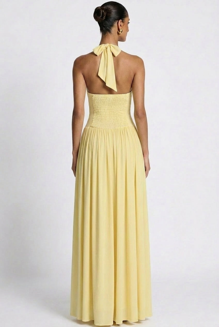 Clandour | Oriari Maxi Dress - Lemon - product photo 2