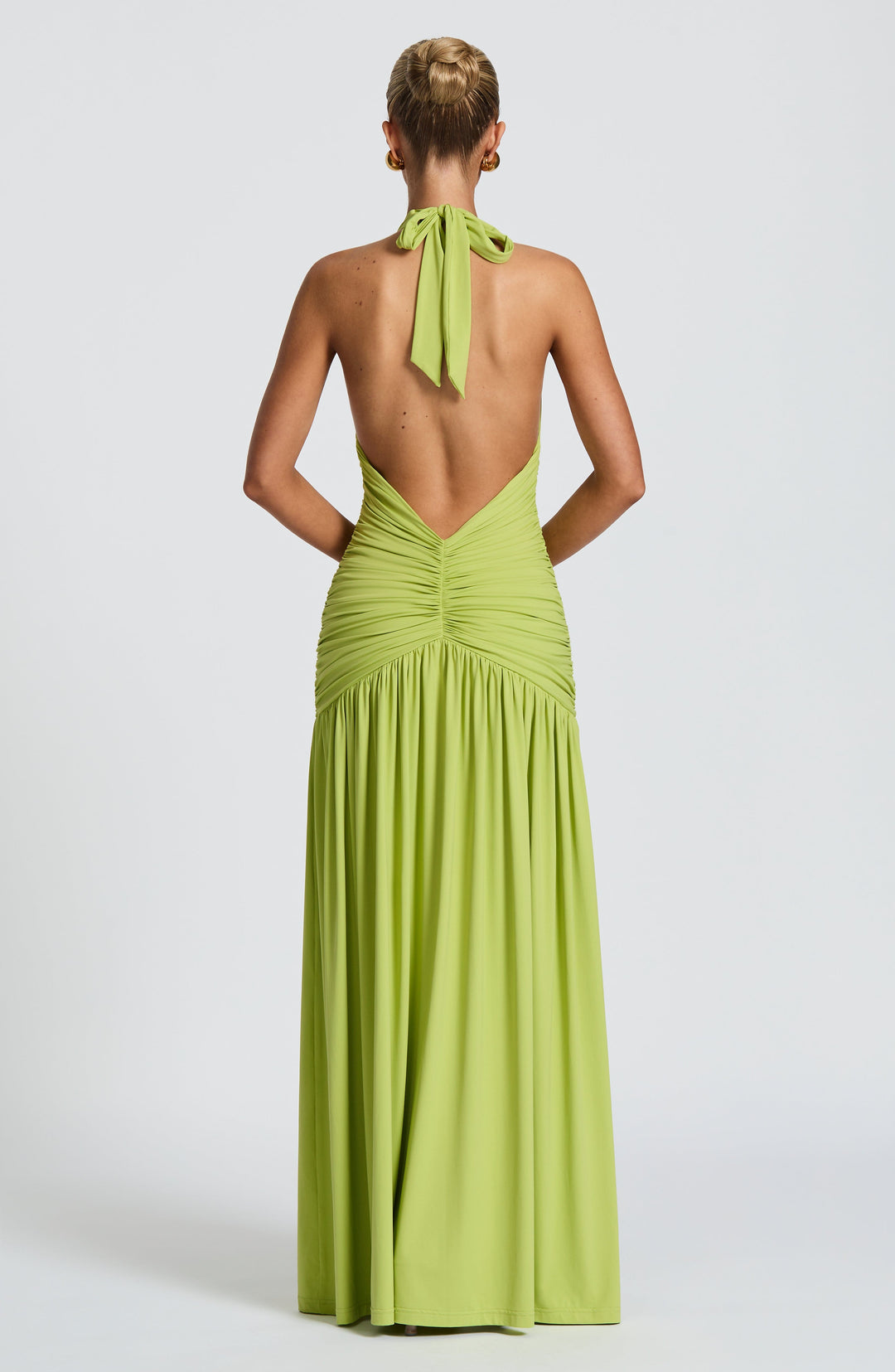 Oriari Maxi Dress in Olive by Clandour, product photo 6