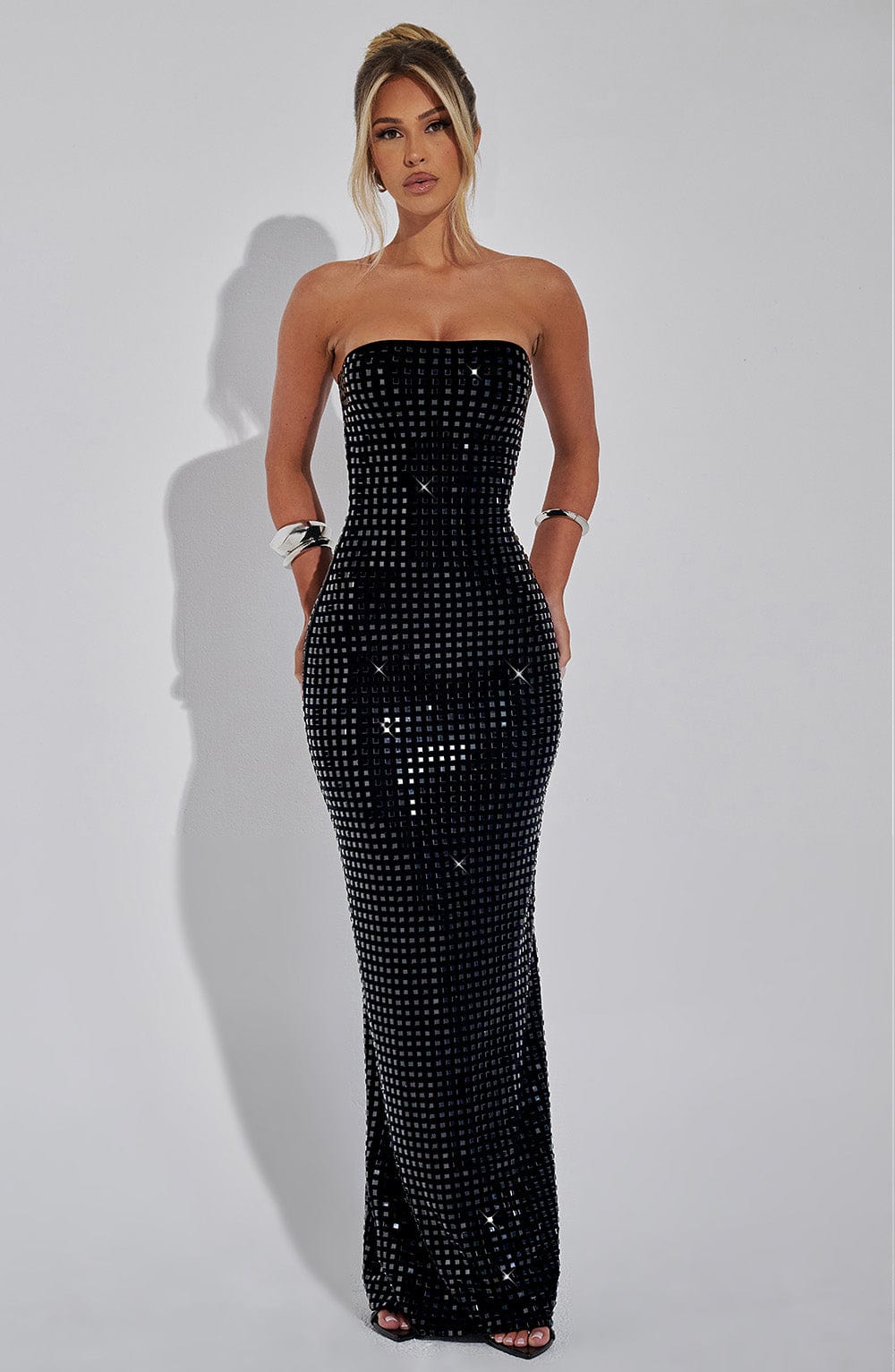 Priyaelia Maxi Dress in Black by Clandour, product photo 1