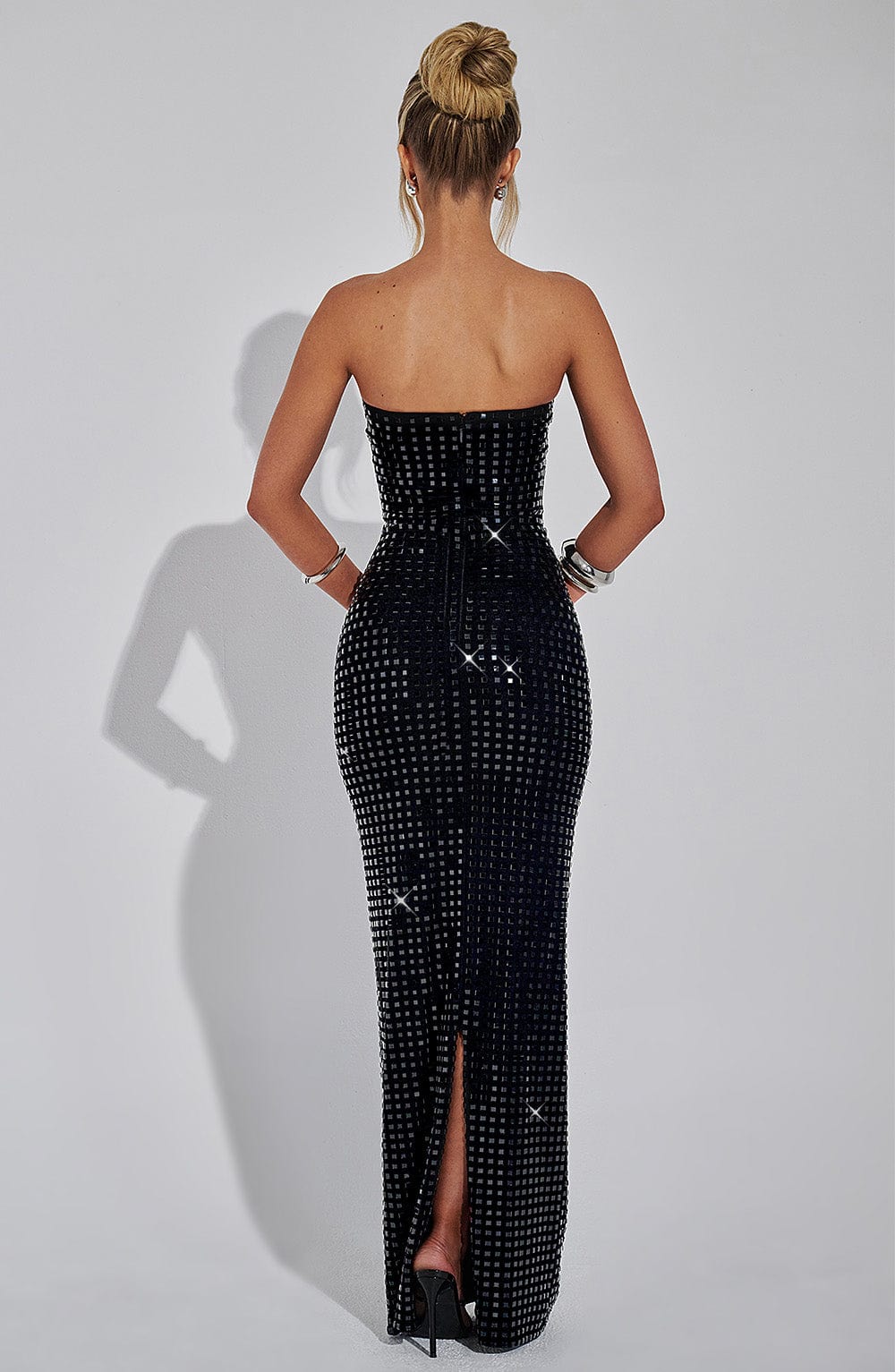 Priyaelia Maxi Dress in Black by Clandour, product photo 3