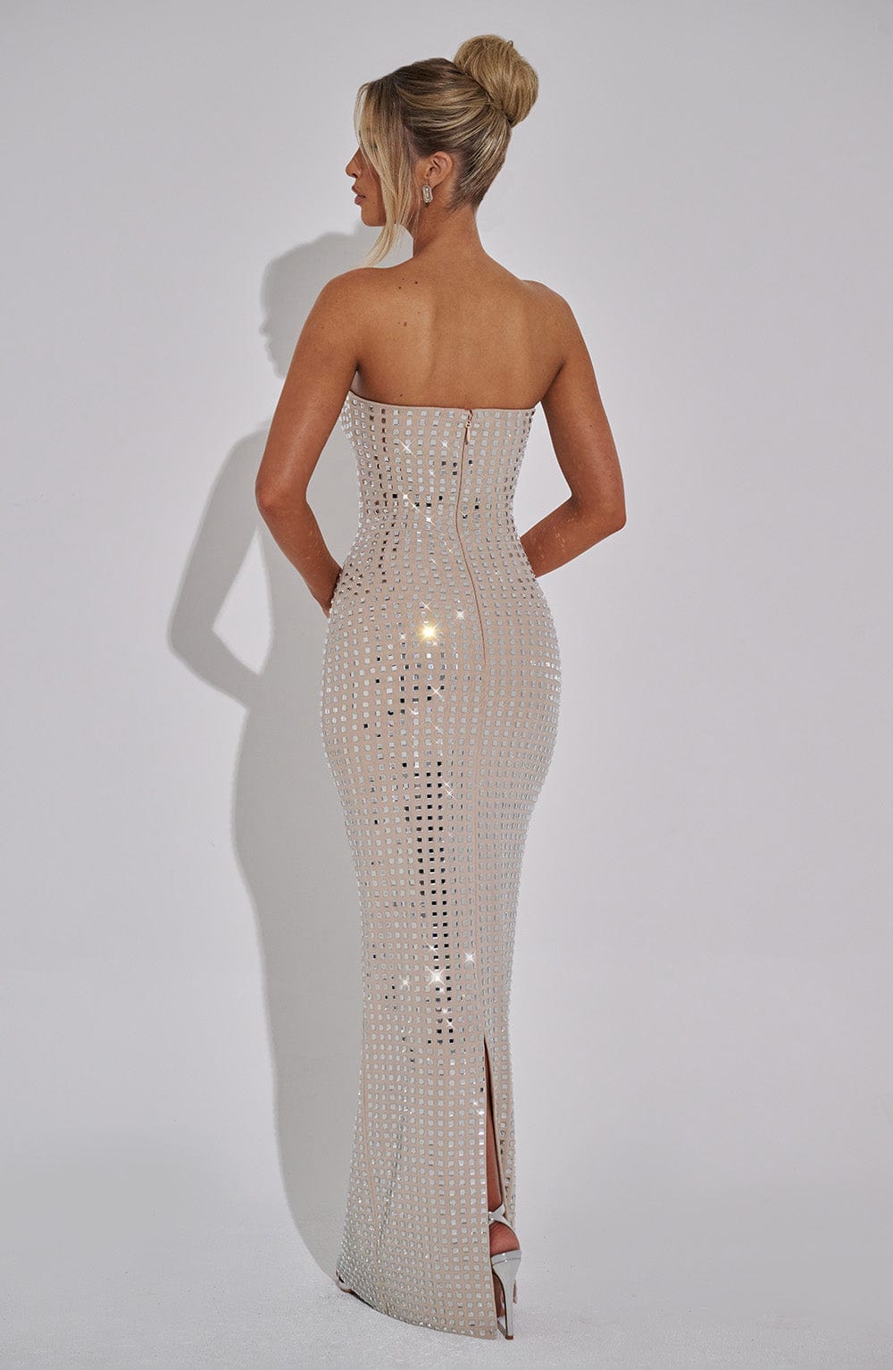 Priyaelia Maxi Dress in Nude by Clandour, product photo 7