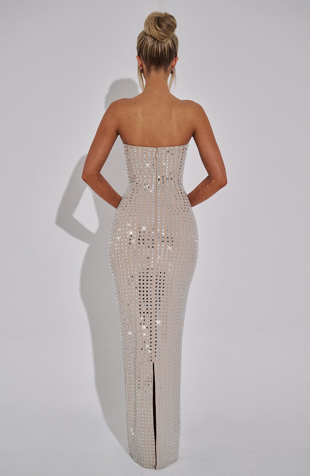 Priyaelia Maxi Dress in Nude by Clandour, product photo 9