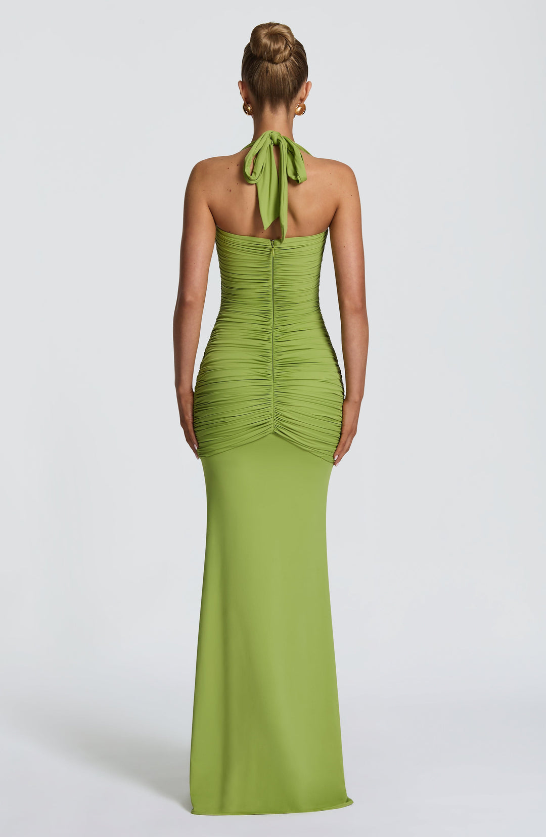 Priyaette Maxi Dress in Olive by Clandour, product photo 2