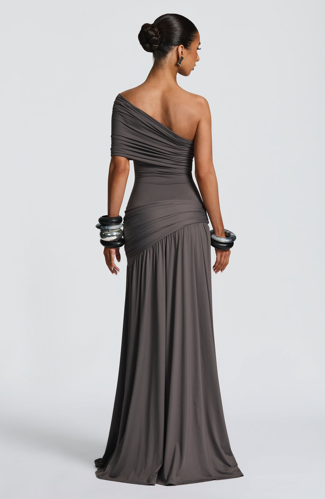 Priyaia Maxi Dress in Charcoal by Clandour, product photo 4