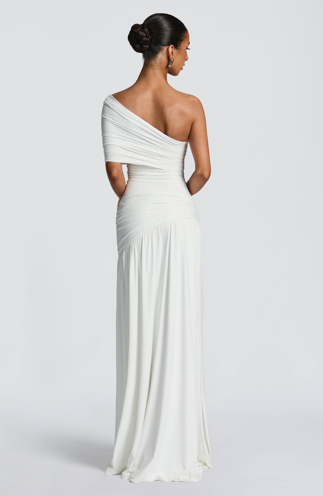 Priyaia Maxi Dress in White by Clandour, product photo 6