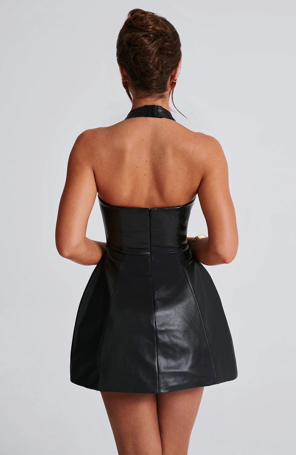 Priyaine Mini Dress in Black by Clandour, product photo 2
