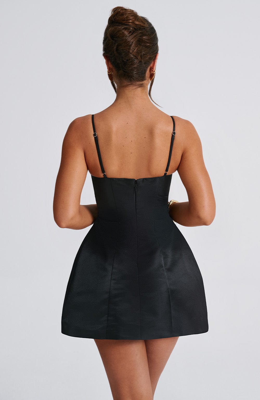 Priyalise Mini Dress in Black by Clandour, product photo 3
