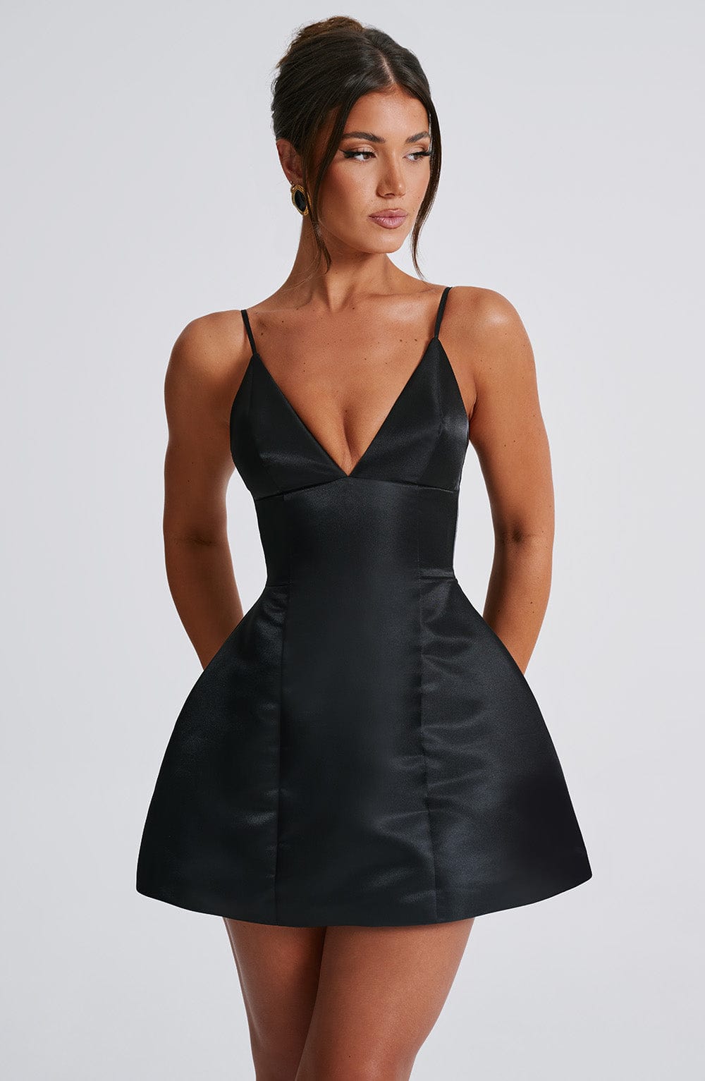 Priyalise Mini Dress in Black by Clandour, product photo 6