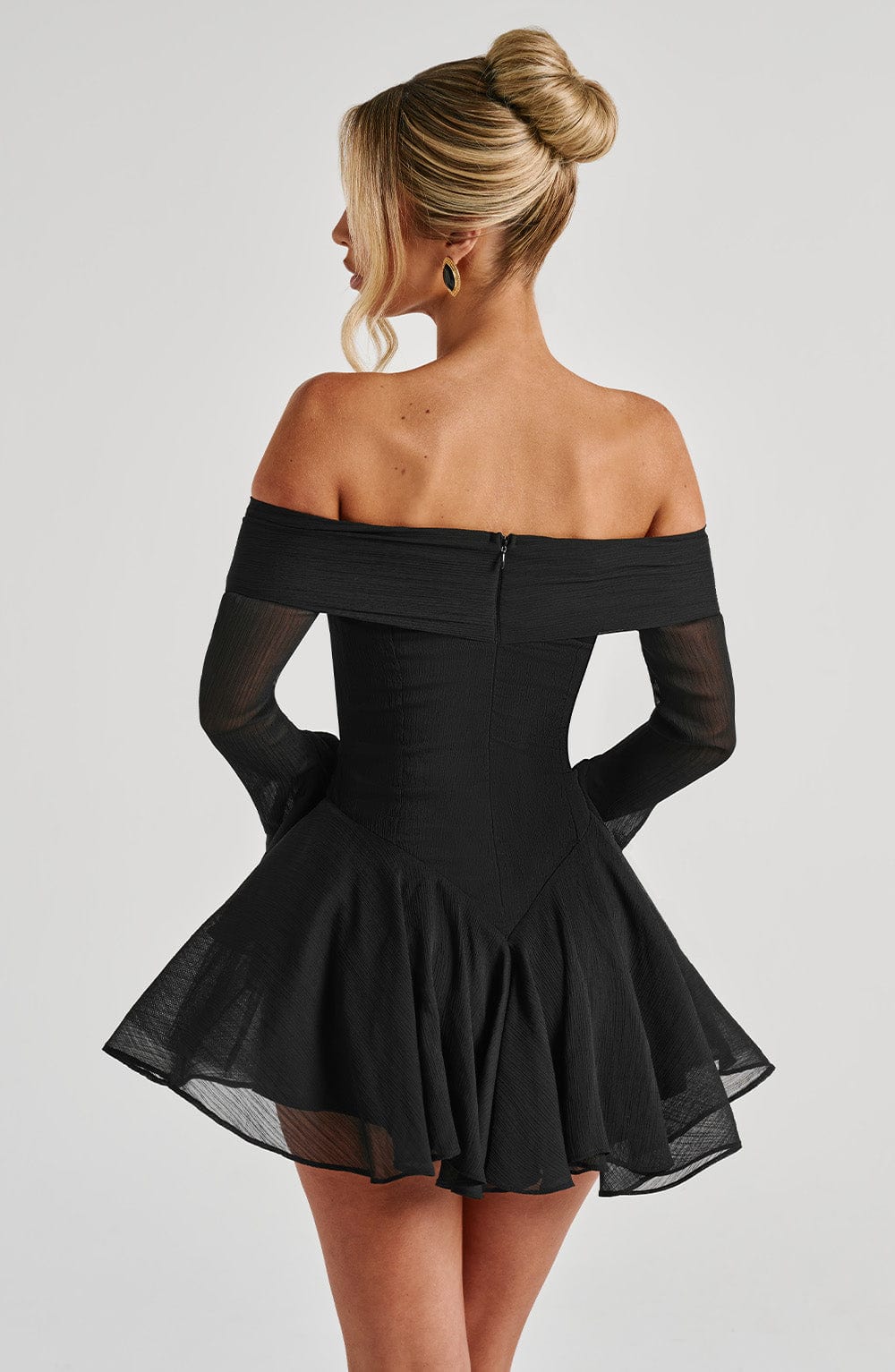 Priyamira Playsuit in Black by Clandour, product photo 6