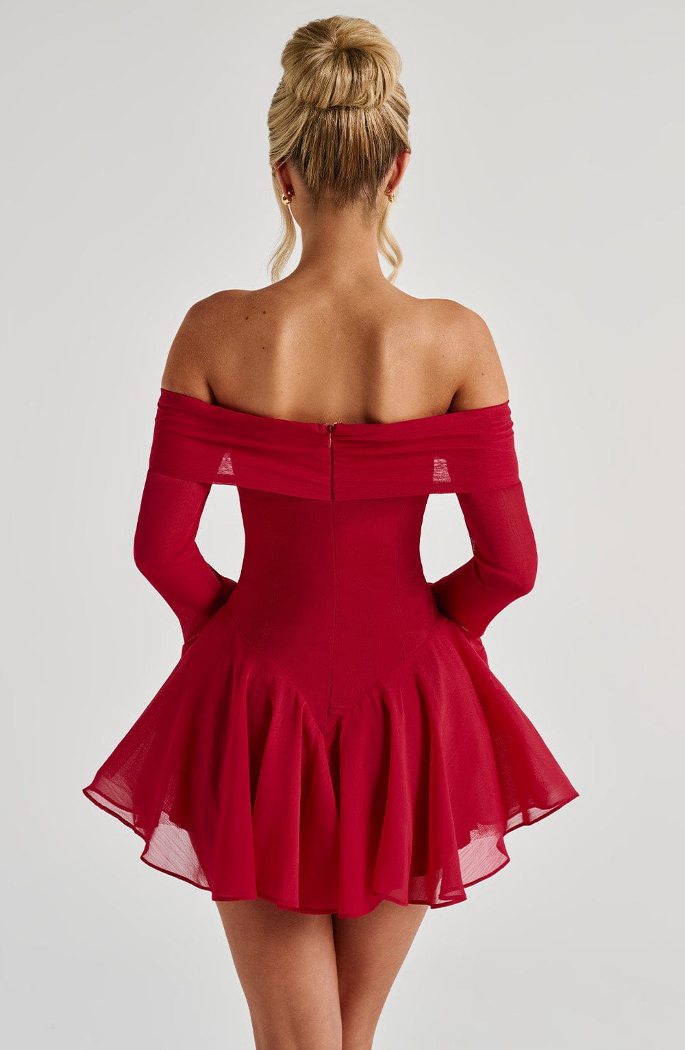 Priyamira Playsuit in Red by Clandour, product photo 4