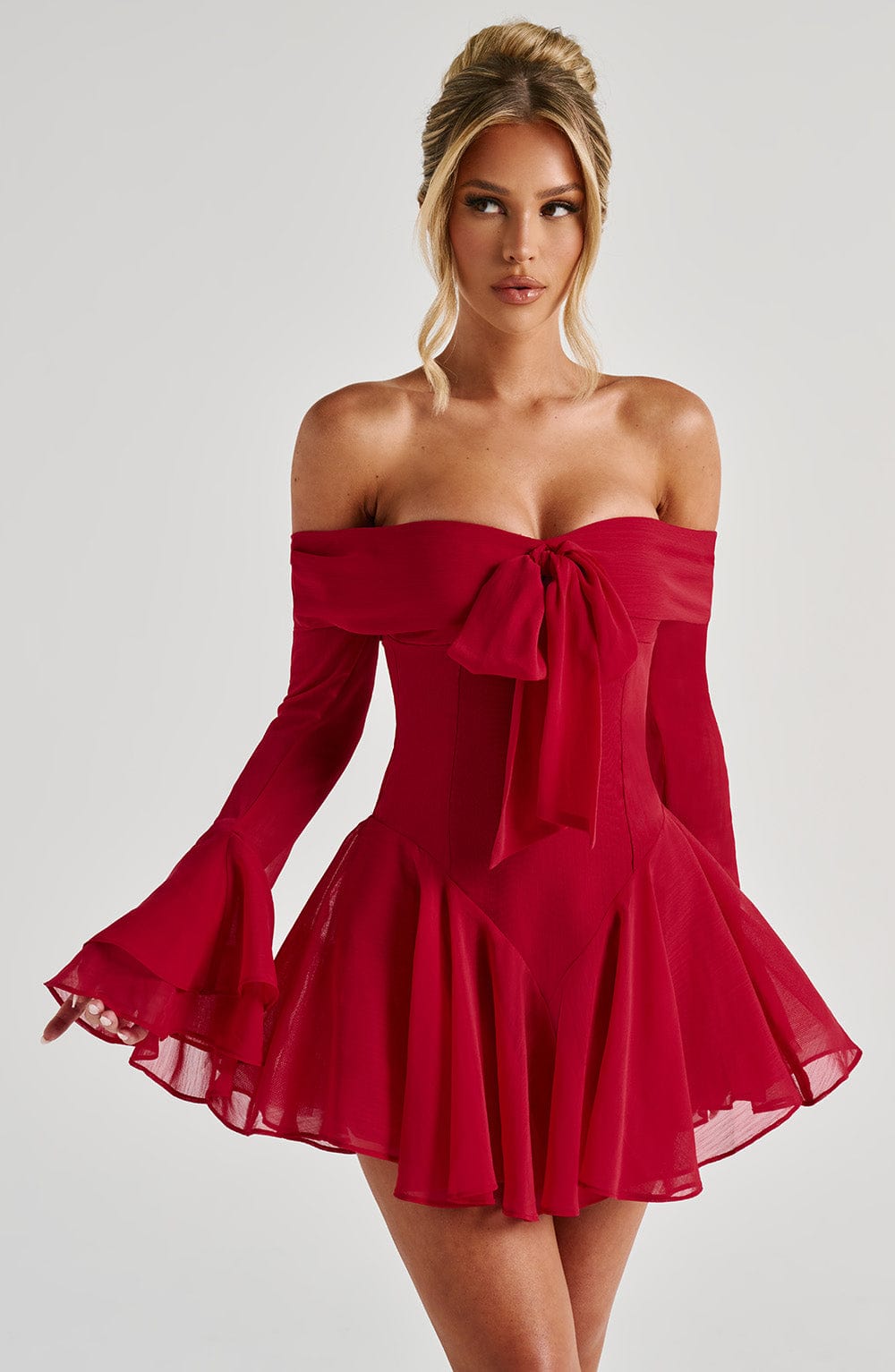 Priyamira Playsuit in Red by Clandour, product photo 9
