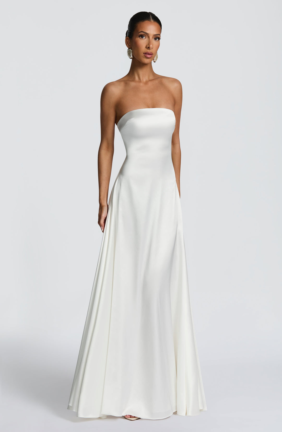 Priyanna Maxi Dress in Ivory by Clandour, product photo 12