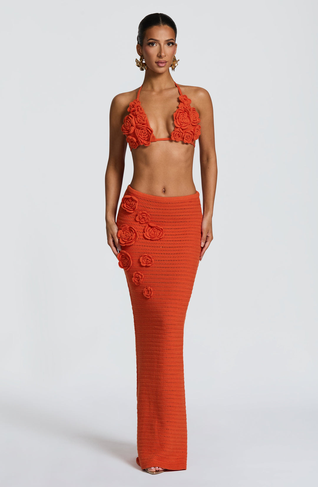 Priyara Top in Orange by Clandour, product photo 5