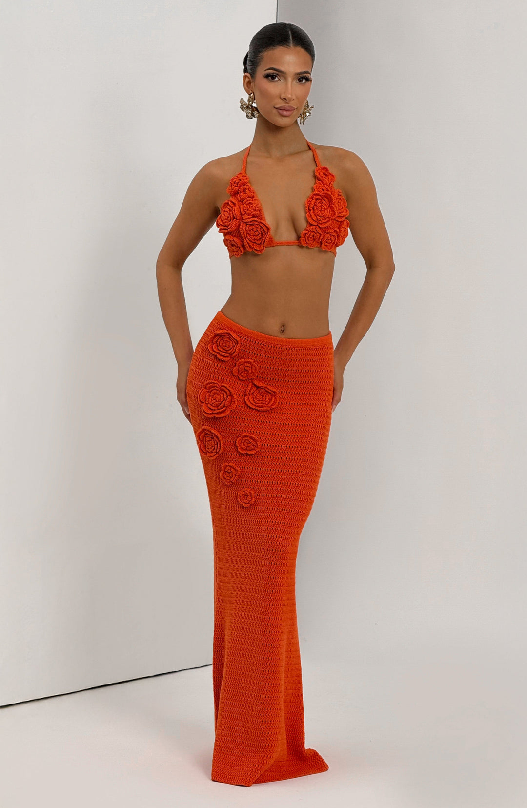 Priyara Top in Orange by Clandour, product photo 8